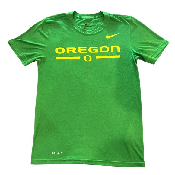 Nike Other - Nike Dri-Fit Men's Green Oregon Ducks Short Sleeve Crewneck T-Shirt Size Small